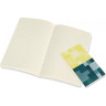 Блокнот MOLESKINE VOLANT LARGE, линейка, зеленый/желтый цитрон QP721K31M20